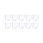 HonestBaby 10-Pack Organic Cotton Baby-Terry Wash Cloths