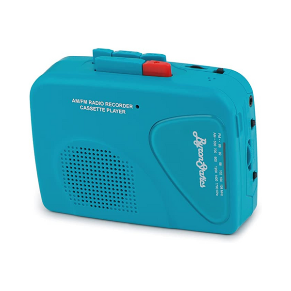 ByronStatics Portable Cassette Players Recorders FM AM Radio Walkman Tape Player