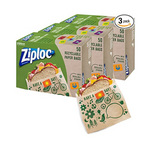 150 Ziploc Paper Sandwich & Snack Bags