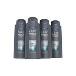 4 Bottles of DOVE MEN + CARE 2 in 1 Shampoo and Conditioner Dandruff Defense
