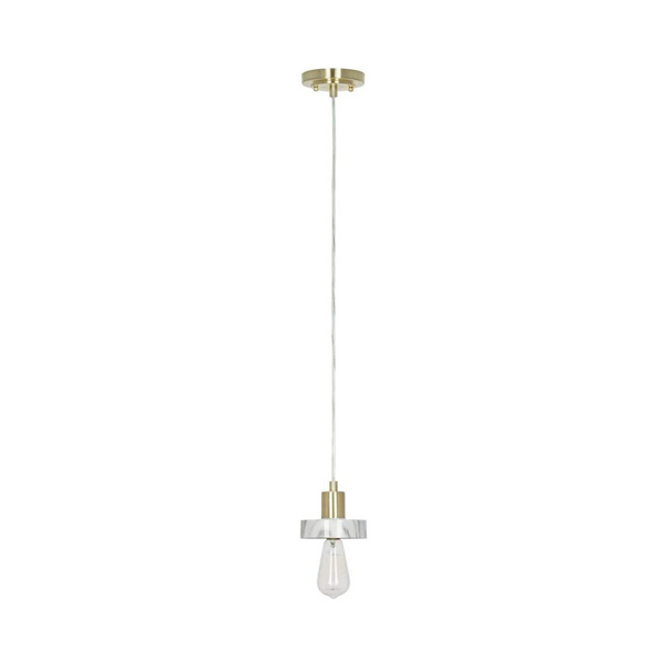 Amazon Brand Rivet Mid-Century Modern Single-Light Marble Pendant