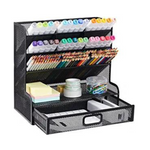 Mesh Desk Organizer with Drawer