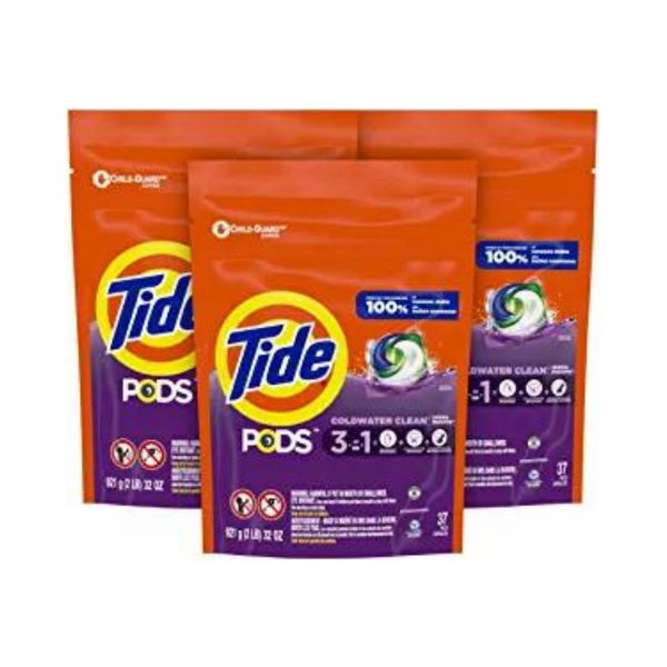 111 Tide PODS Detergente para ropa Spring Meadow HE Compatible