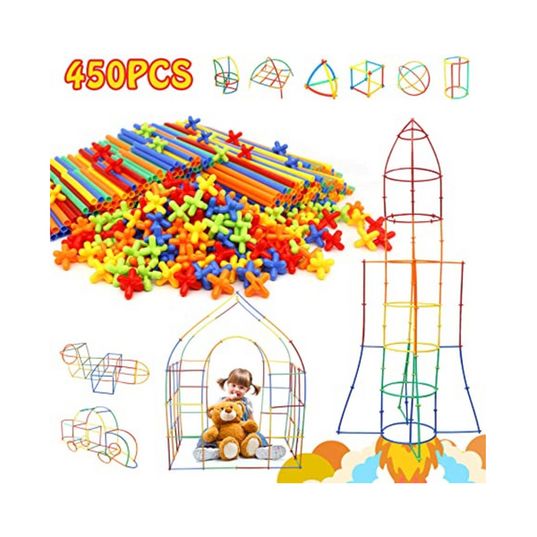 450 Pcs Creative Straws Building Toy