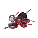 Ninja C29500 Foodi NeverStick Vivid 10-Piece Cookware Set with Lids
