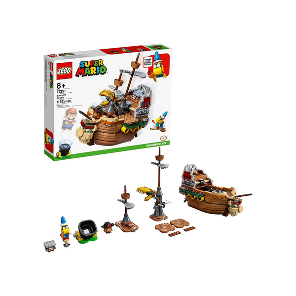 LEGO Super Mario Set de expansión Dirigible de Bowser 71391 Kit de construcción