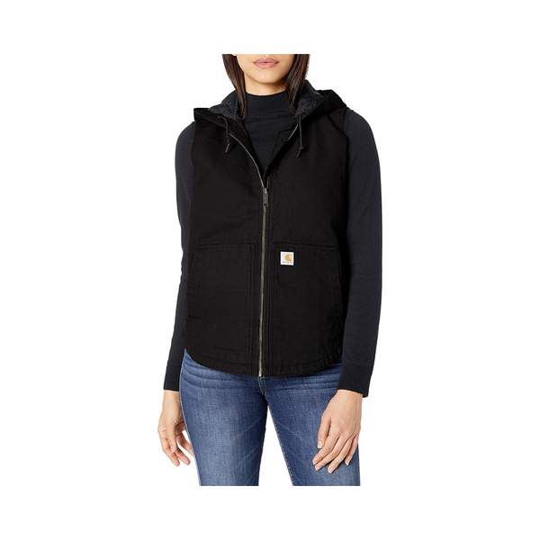 Carhartt Women’s Washed Duck Hooded Vests