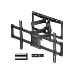 Perlegear Full Motion TV Wall Mount for Most 37-82 inch Flat Curved Screen up to 100 lbs