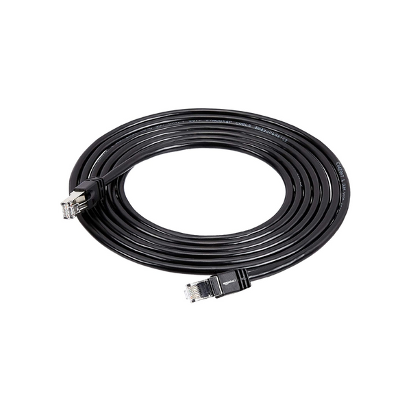 Amazon Basics Cable de Internet RJ45 Cat 7 macho a macho de alta velocidad Gigabit Ethernet (10 pies)