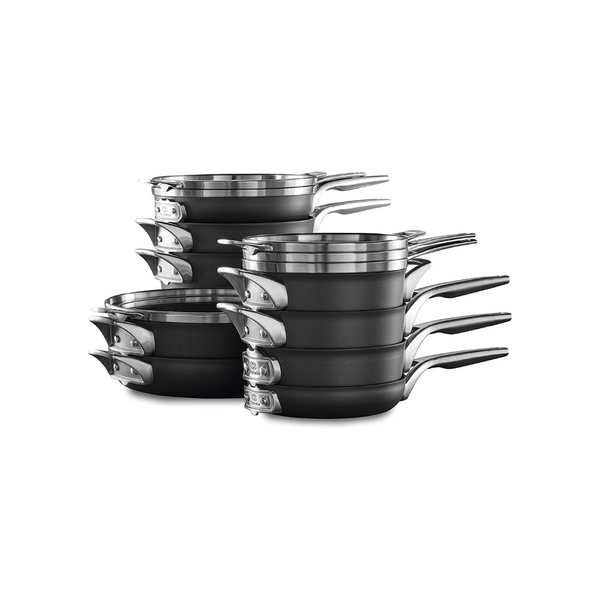 Calphalon 15-Piece Stackable Nonstick Pots and Pans Set