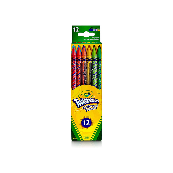 Crayola Twistables Colored Pencils, Gift for Kids, 12ct
