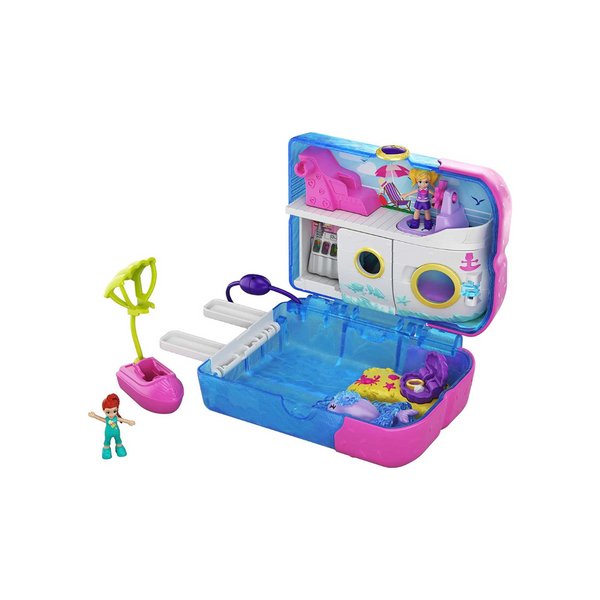 Polly Pocket Pocket World Sweet Sails Cruise Ship Compact with Fun Reveals