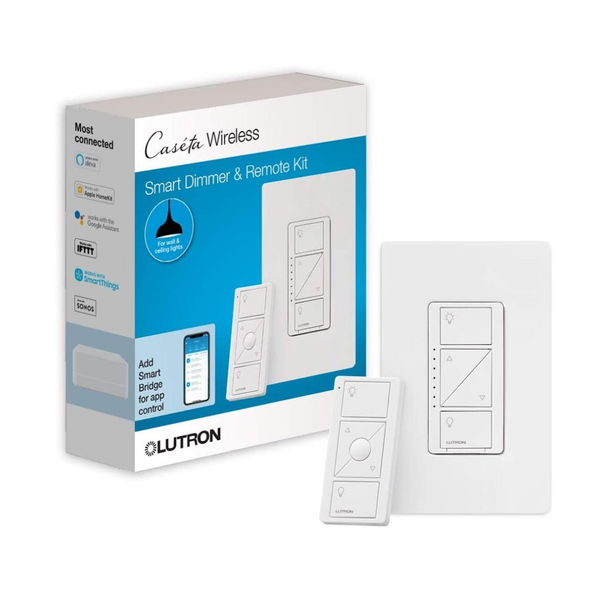Lutron Caséta Wireless Smart Lighting Dimmer Switch and Remote Kit