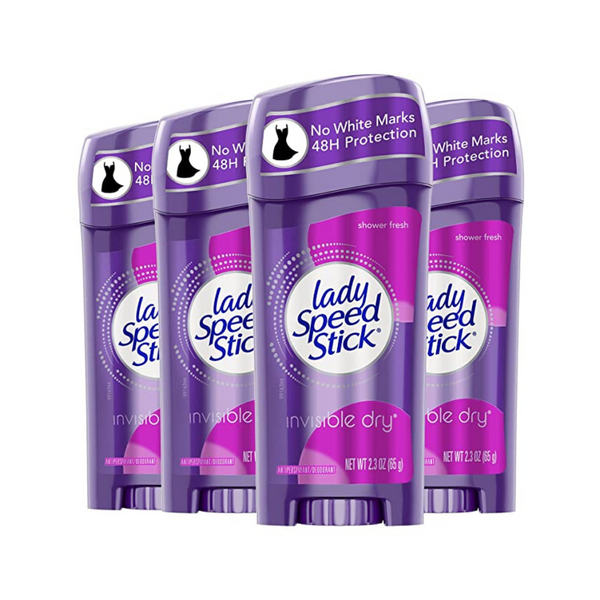 4-Pack of Lady Speed Stick Invisible Dry Antiperspirant Deodorant