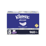 8 Boxes Of Kleenex Expressions Ultra Soft Facial Tissues