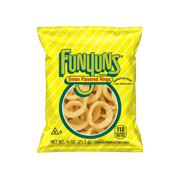 40 Bags Of Funyuns Onion Flavored Rings