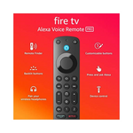 Alexa Voice Remote Pro, includes remote finder, TV controls, backlit buttons
