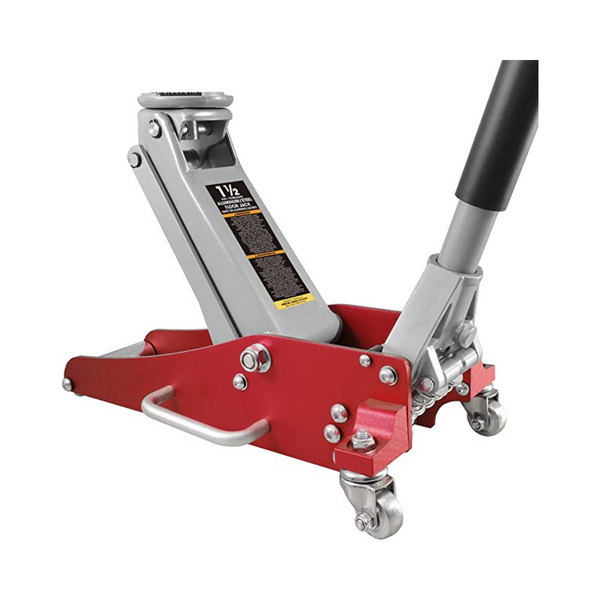 Gato hidráulico de piso de carreras de aluminio y acero de perfil bajo Torin BIG RED