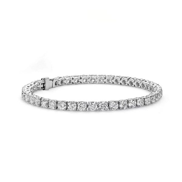8k White Gold Plated Tennis Bracelet (3 Colors)