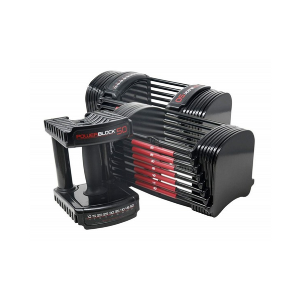 PowerBlock 50 Adjustable Dumbbell Set