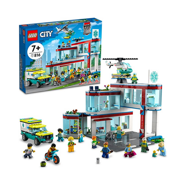 LEGO My City Hospital 60330 Building Toy Set for Kids