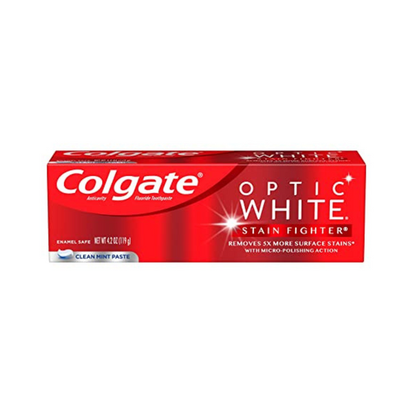 Pasta de dientes blanqueadora Colgate Optic White Stain Fighter