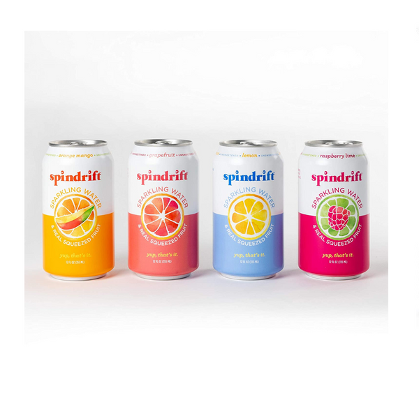 20 latas de agua con gas Spindrift