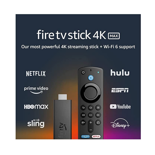 Reproductor multimedia de streaming Fire TV Stick 4K Max con control remoto Alexa