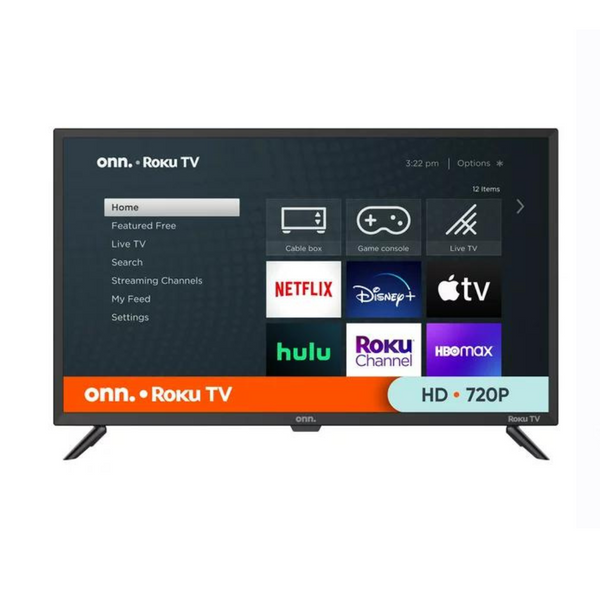 onn. Televisor inteligente Roku LED de 32 pulgadas clase HD (720P)
