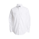 IZOD Boys’ Long Sleeve Solid Button-Down Collared Oxford Shirt