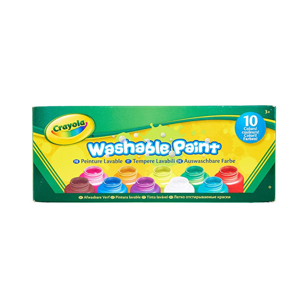 Crayola Washable Kids Paint Set, 10 Count