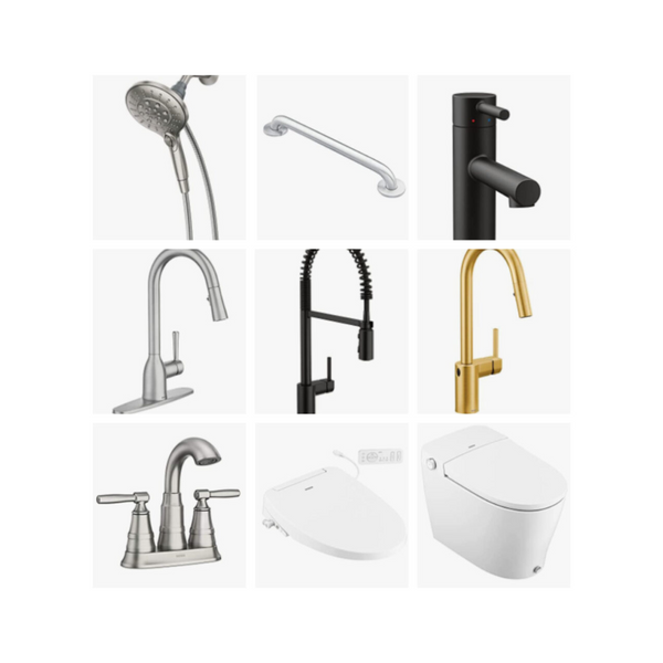Ahorre hasta un 53% en accesorios de cocina y baño Moen