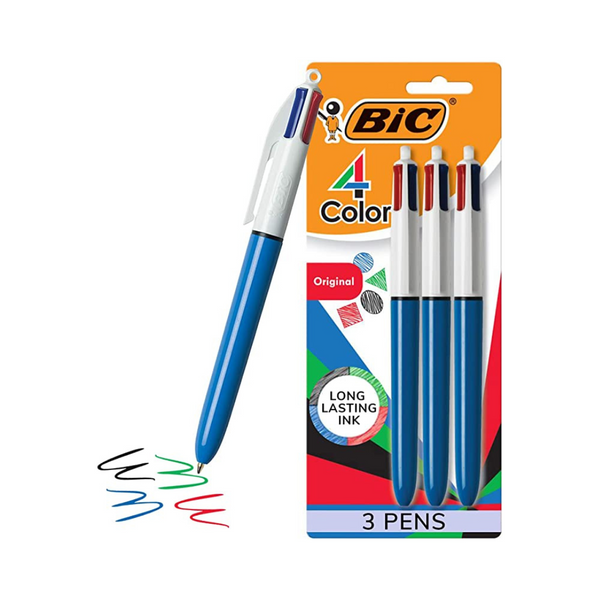 BIC 4 Colors in 1 Set of Multicolor Pens