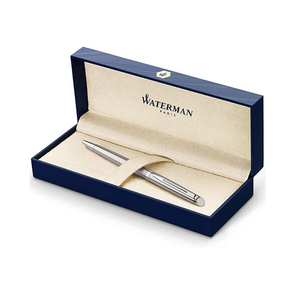 Waterman Hemisphere Ballpoint Pen, Stainless Steel with Chrome Trim