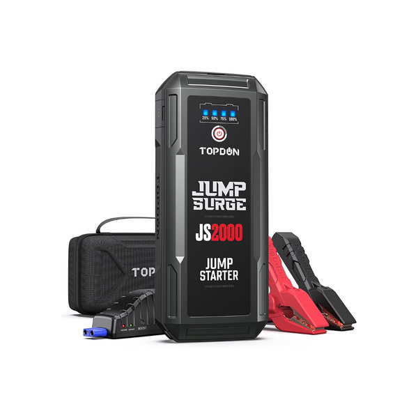 Topdon JS2000 2000A Peak Car Battery Charger Jump Starter