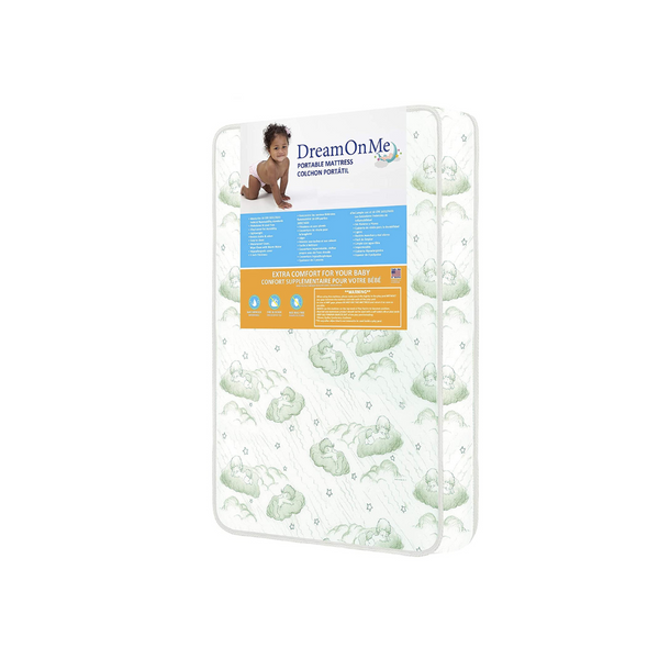 Dream On Me 3” Firm Playmat Portable Mattress