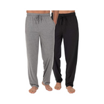 Fruit of the Loom Pack of 2 Men’s Extended Sizes Jersey Knit Sleep Pants