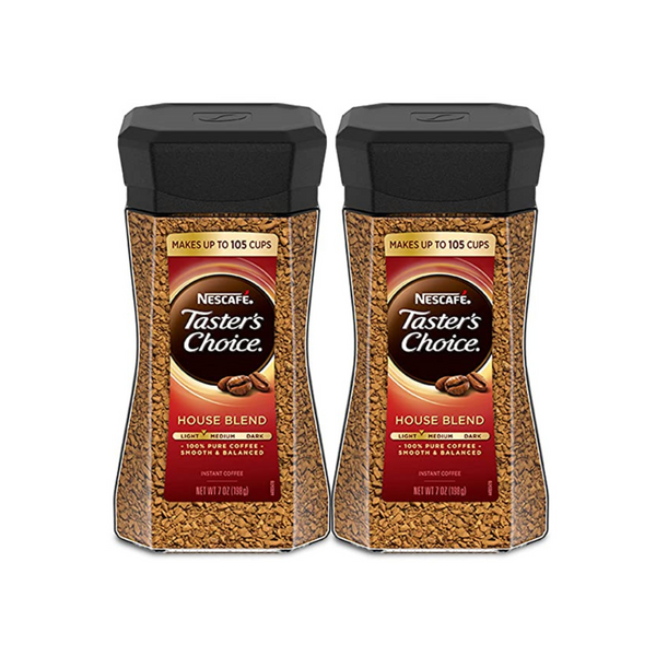 2 Nescafe Taster's Choice House Blend Instant Coffee