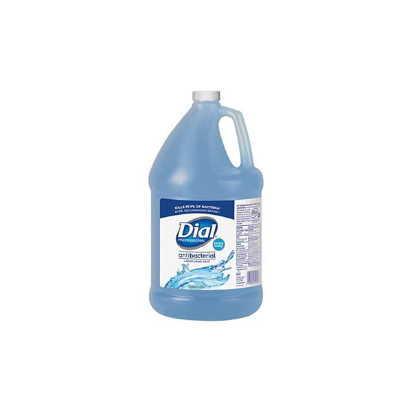 4 galones de jabón líquido para manos antibacteriano Dial Complete Spring Water