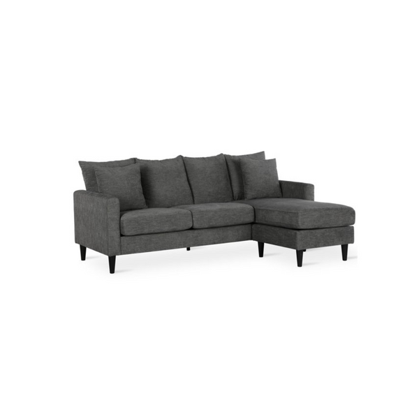 Seccional reversible DHP Keaton con almohadas