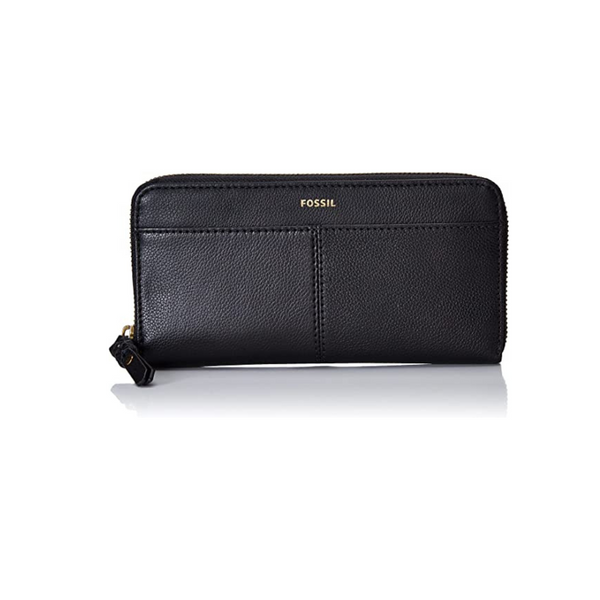 Fossil Women's Tara Leather Zip Around Clutch Wallet (4 Colors)
