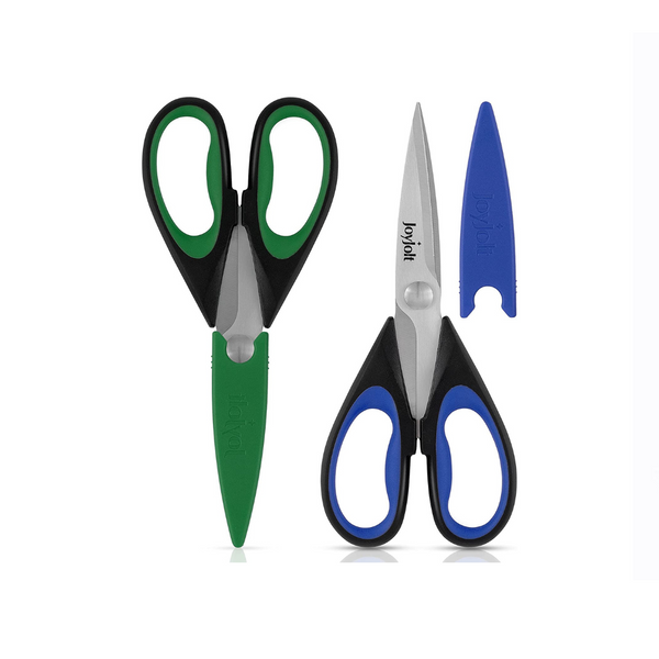 Juego de 2 tijeras de cocina resistentes (3 colores)