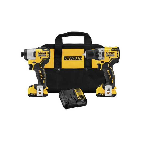 DeWALT 12V MAX Brushless Cordless Drill Combo Kit w/ 2x 2Ah Batteries & Charger