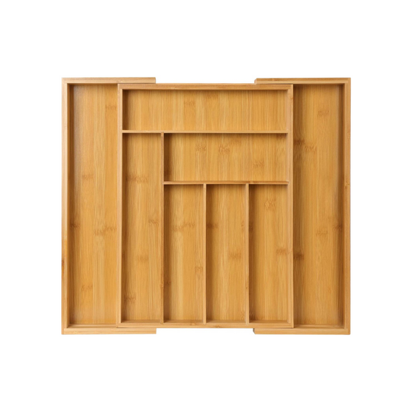 Bamboo Expandable Cutlery Drawer Organizer