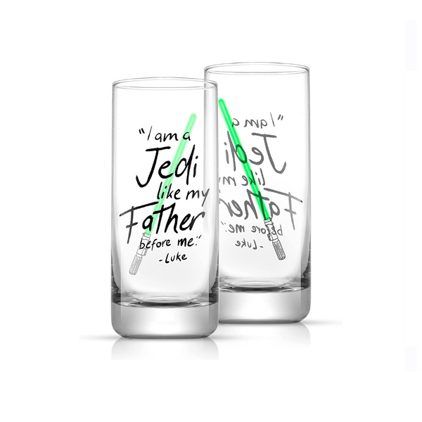 Star Wars Luke Skywalker Lightsaber Glasses On Sale