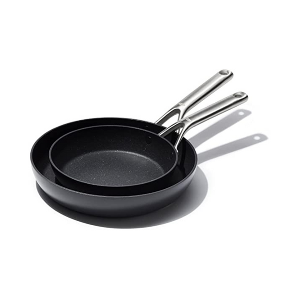 Juego de sartén antiadherente OXO Professional anodizado duro sin PFAS de 8 ″ y 10 ″