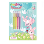 48-Page Hello, Cutie: Colortivity with Scented Twist-Up Crayons (Paperback)