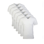 Pack Of 6 Gildan Men's V-neck T-Shirts