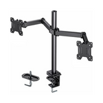 HUANUO Heavy Duty Fully Adjustable Dual Monitor Desk Mount