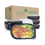 45-Pack Take Out Containers